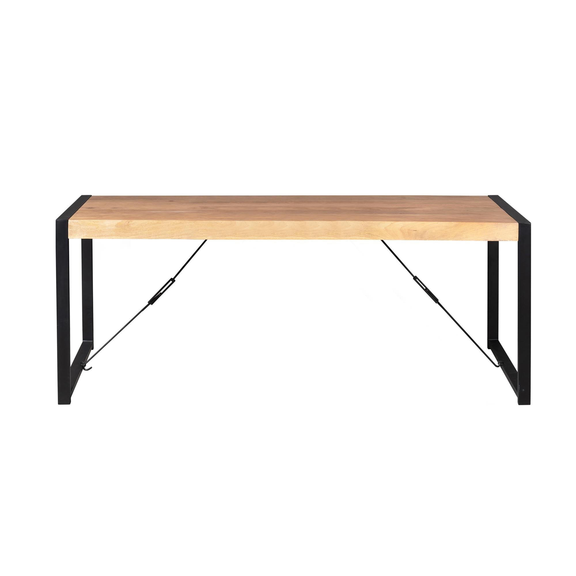 Eettafel Britt | Mangohout & Metaal | 200x90