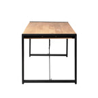 Eettafel Britt | Mangohout & Metaal | 200x90