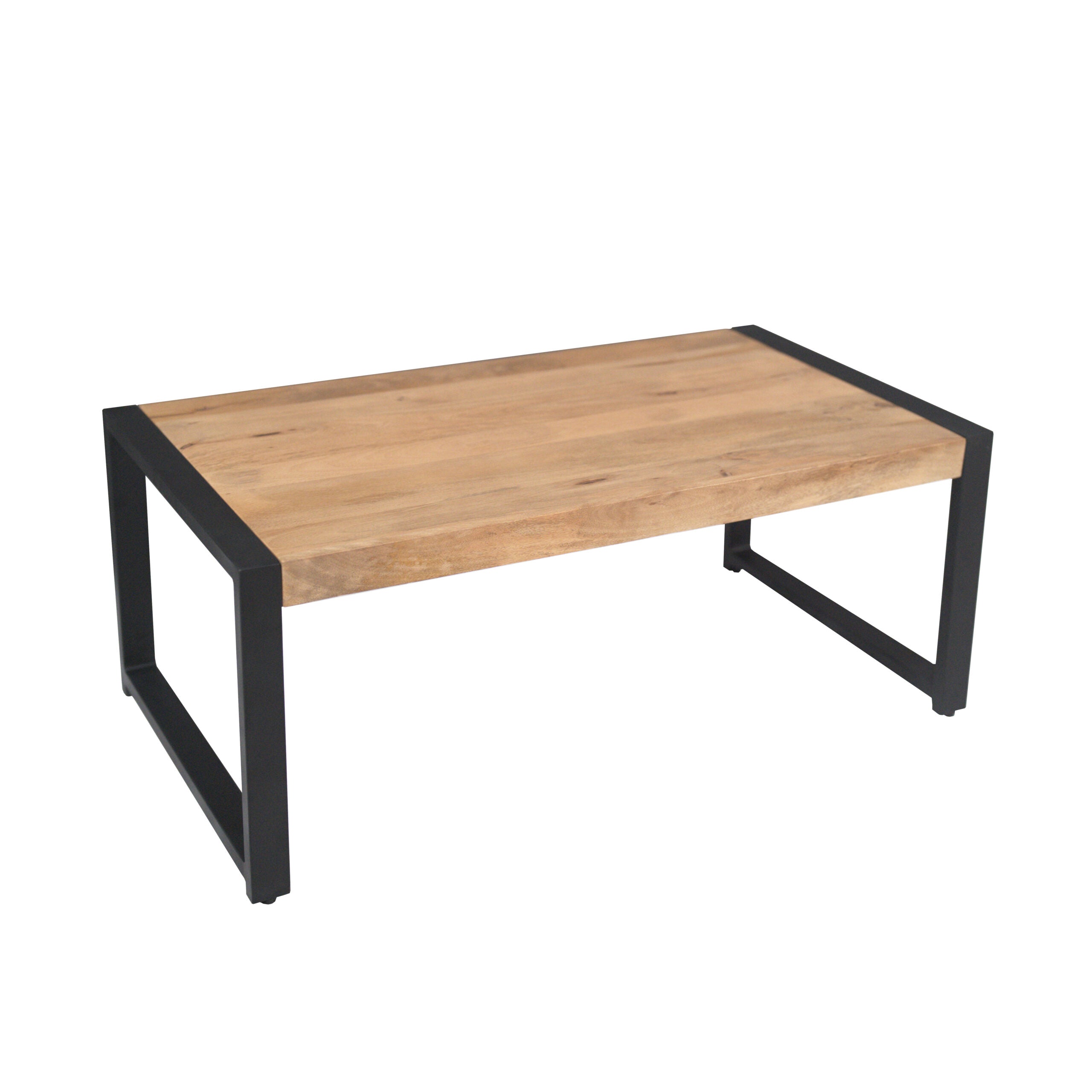 Bijzettafel Britt | Met Onderblad | Mangohout & Metaal