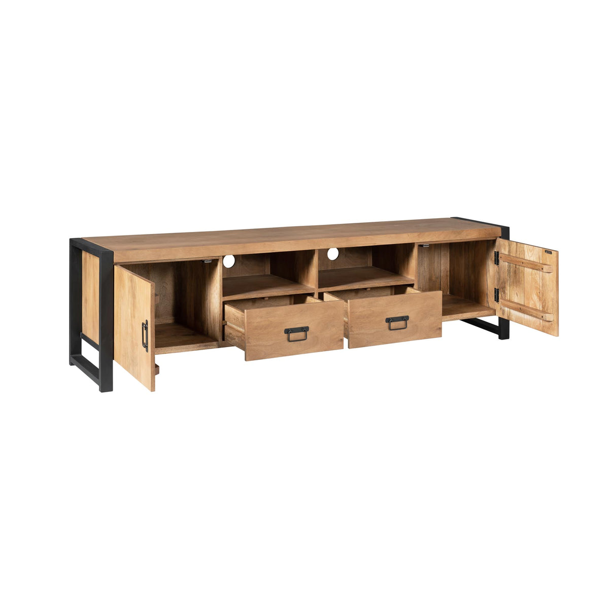 Tv-meubel Britt | 200 cm | met deuren en lades