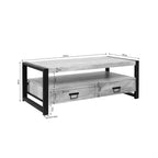 Salontafel Britt | 120 cm | vier lades