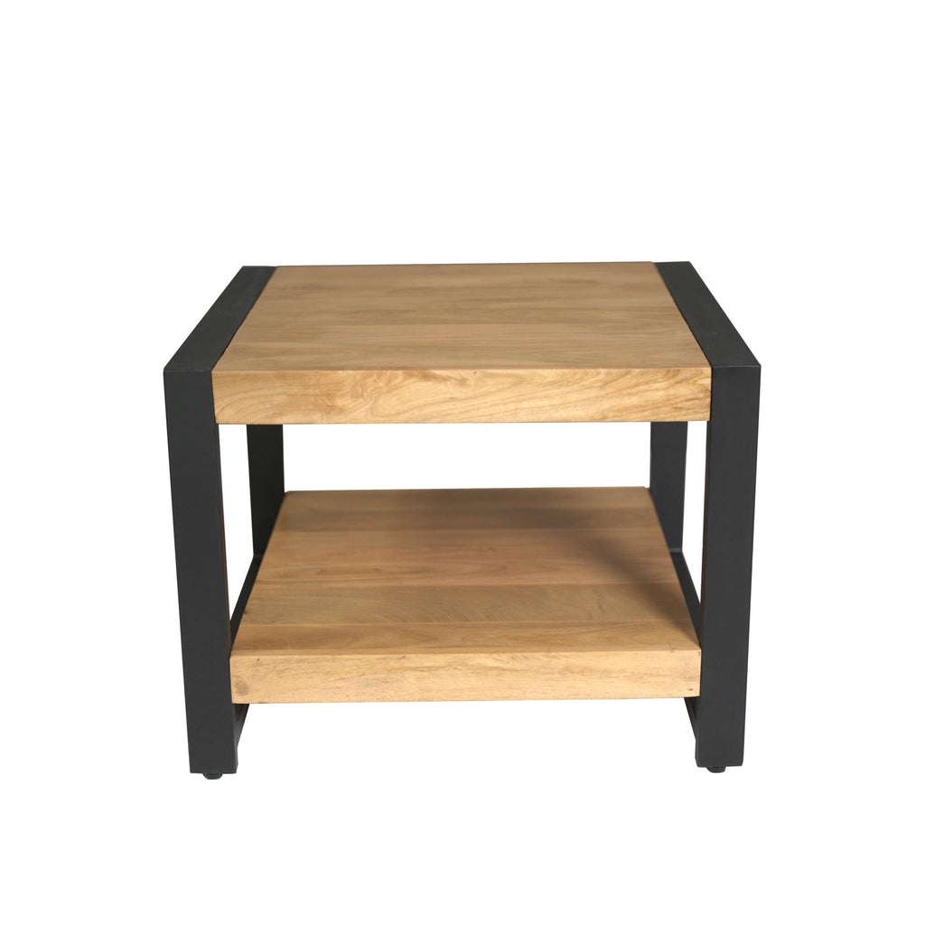 Bijzettafel Britt | Met onderblad | Mango naturel