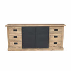 Dressoir Noa | 2 Deuren | 6 Lades | Mango/Metaal