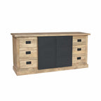 Dressoir Noa | 2 Deuren | 6 Lades | Mango/Metaal