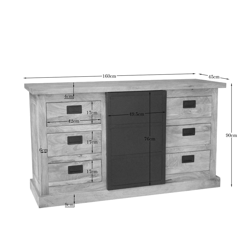 Dressoir Noa | 1 Deur | 6 Lades | Mango