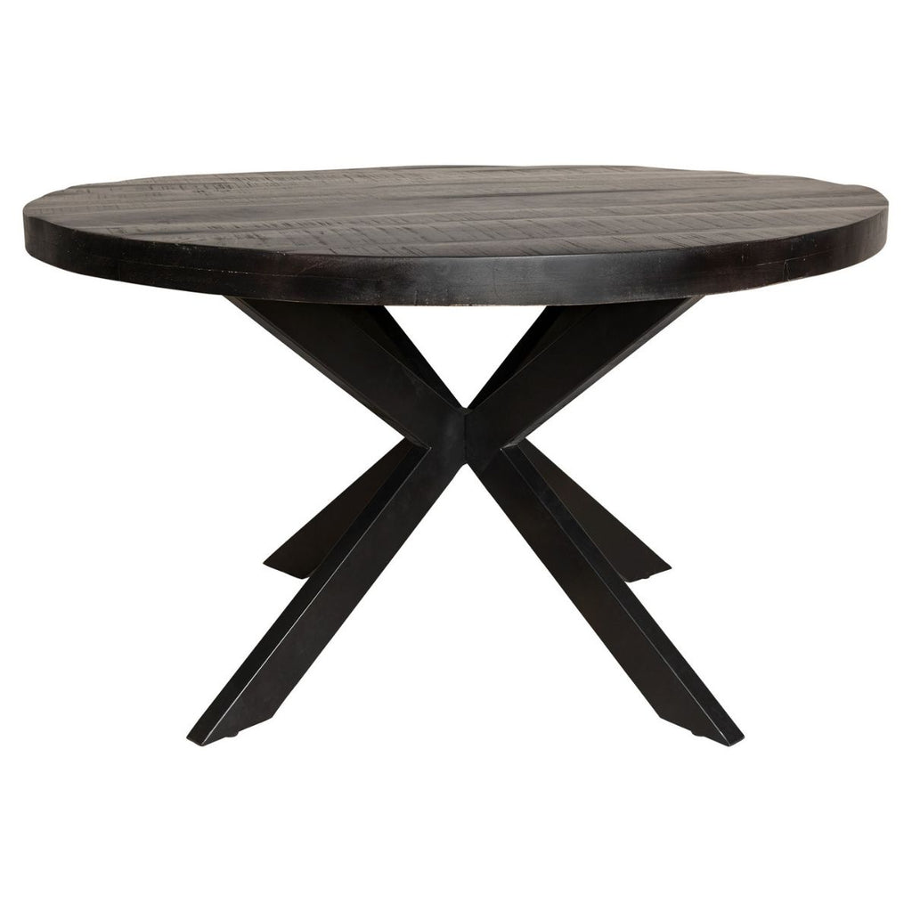 Eetkamertafel Denver | Rond | Mango zwart