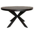 Eettafel Denver | Rond | Massief mangohout | Matrixpoot