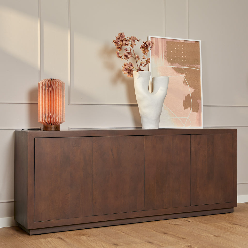 Salontafel Brussel | Walnut | Mangohout 80x80