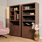 Salontafel Brussel | Walnut | Mangohout 80x80