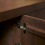 Salontafel Brussel | Walnut | Mangohout 80x80