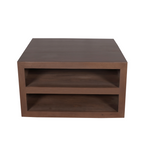 Salontafel Brussel | Walnut | Mangohout 80x80