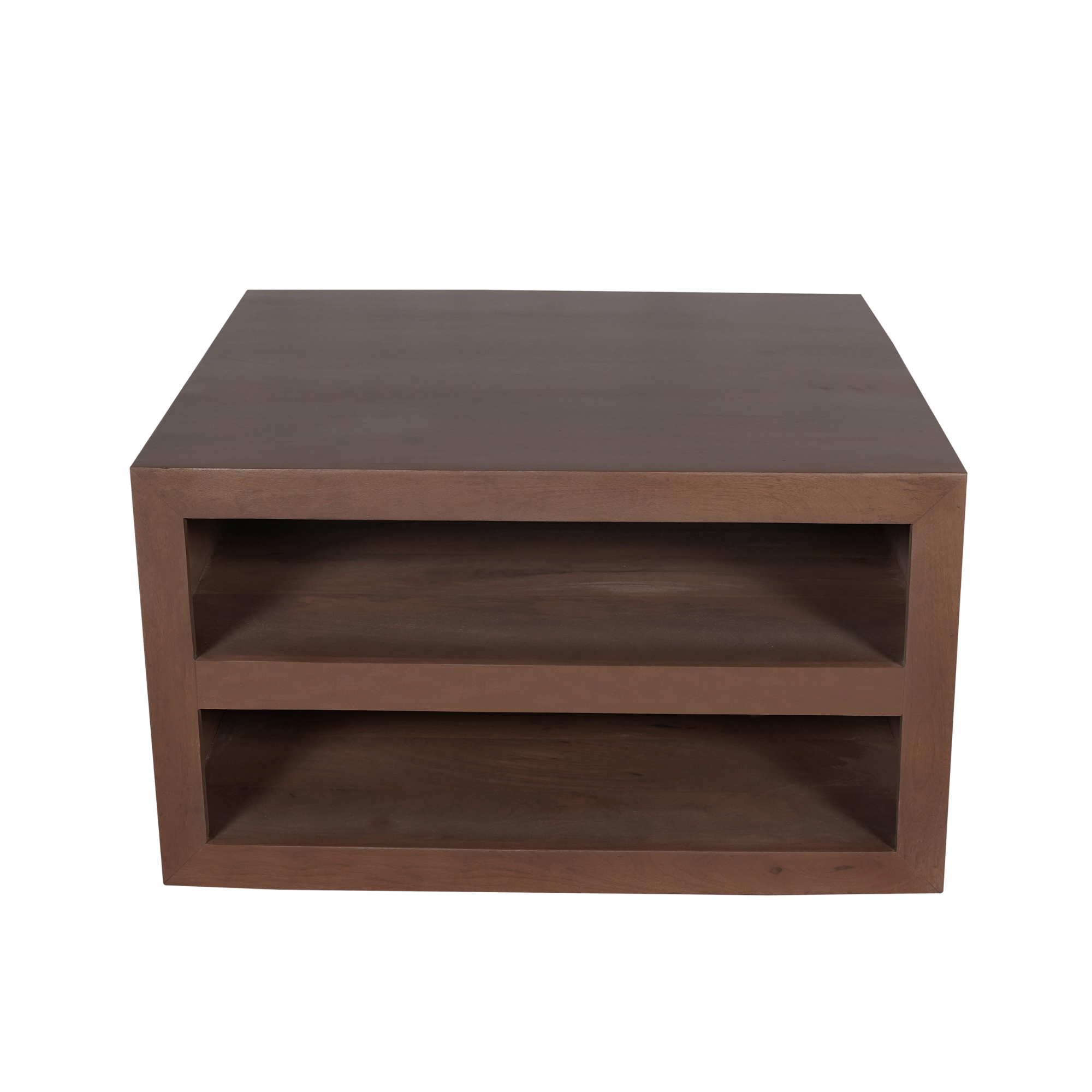 Salontafel Brussel | Walnut | Mangohout 80x80