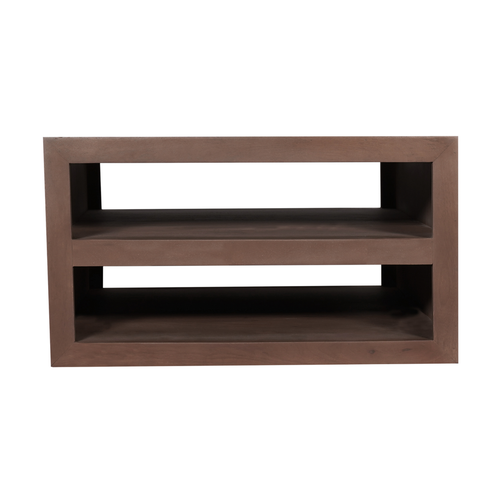 Salontafel Brussel | Walnut | Mangohout 80x80
