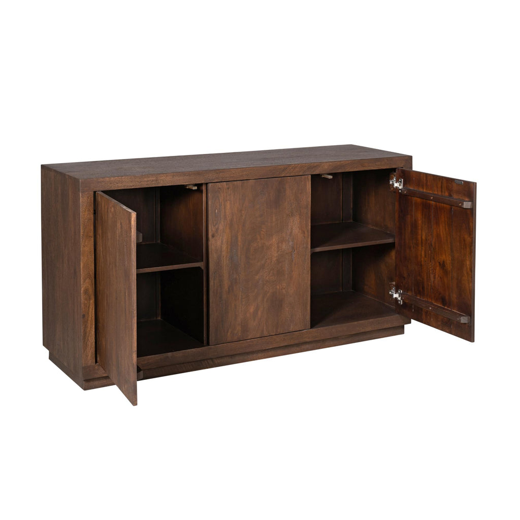 Dressoir Brussel | 3-Deurs | Mangohout Bruin