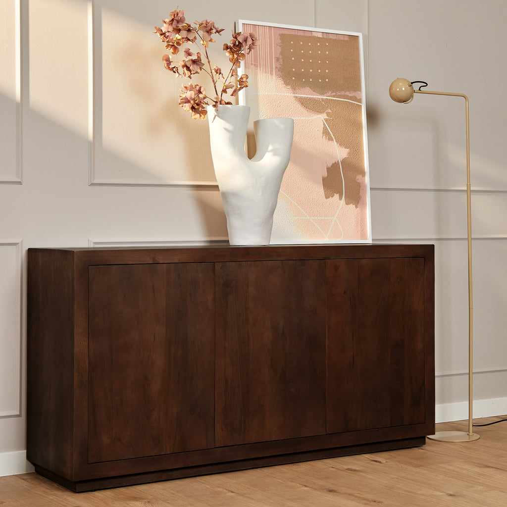 Dressoir Brussel | 3-Deurs | Mangohout Bruin