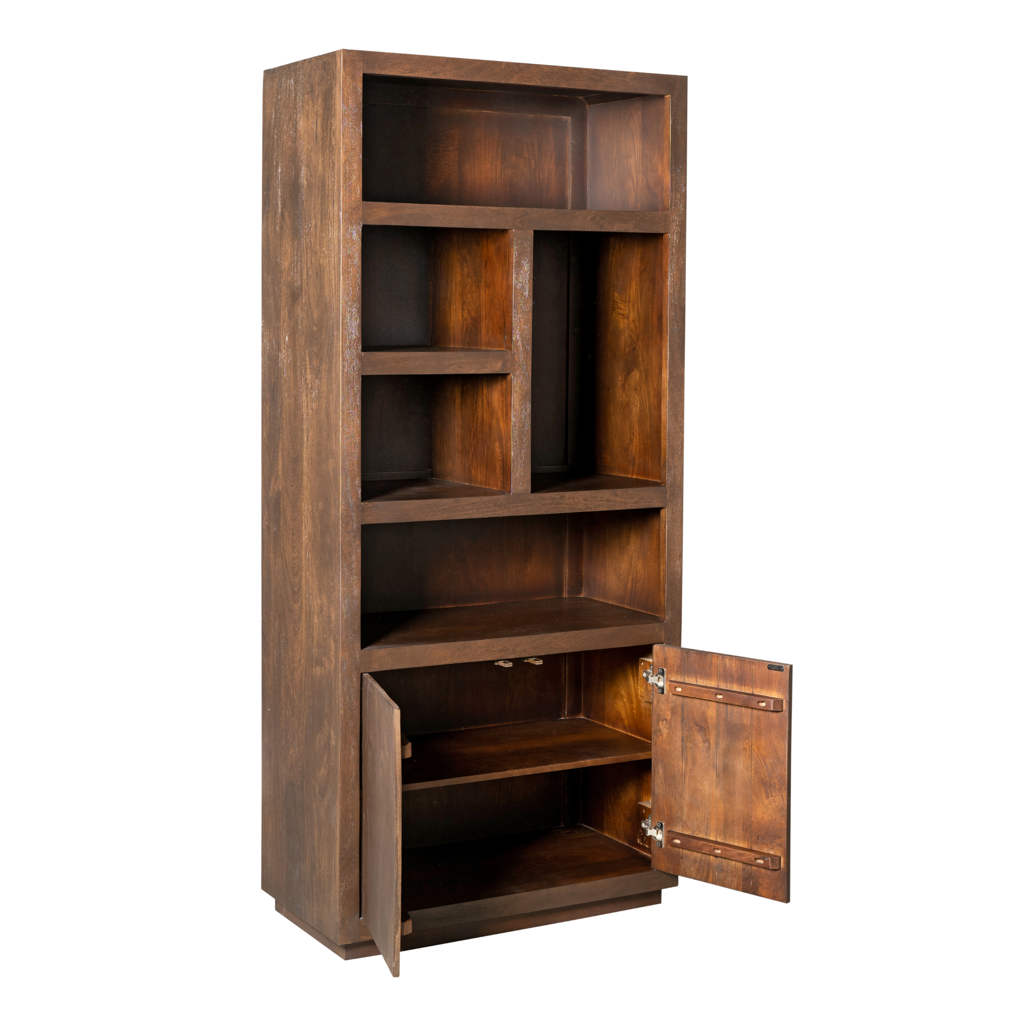Vakkenkast Brussel Brown | Mangohout | Bruin