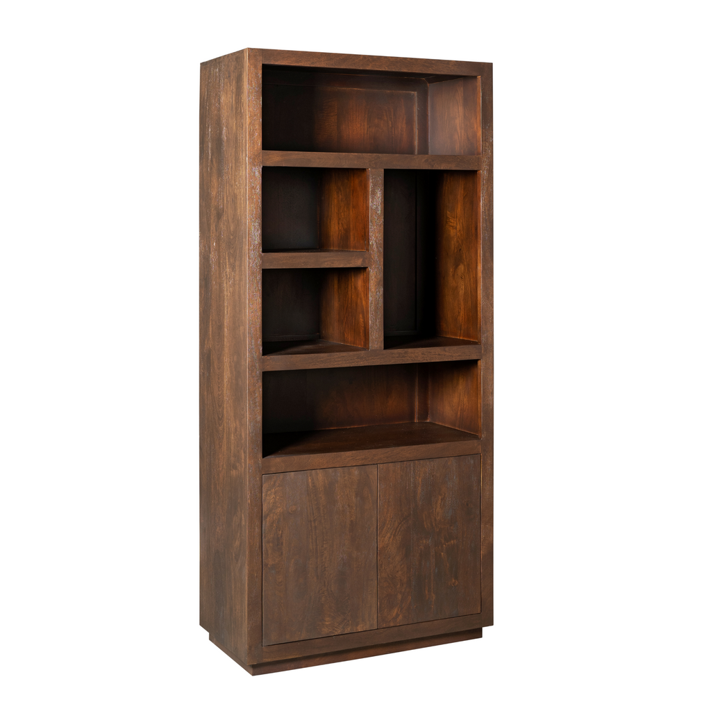 Vakkenkast Brussel Brown | Mangohout | Bruin
