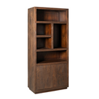 Vakkenkast Brussel Brown | Mangohout | Bruin