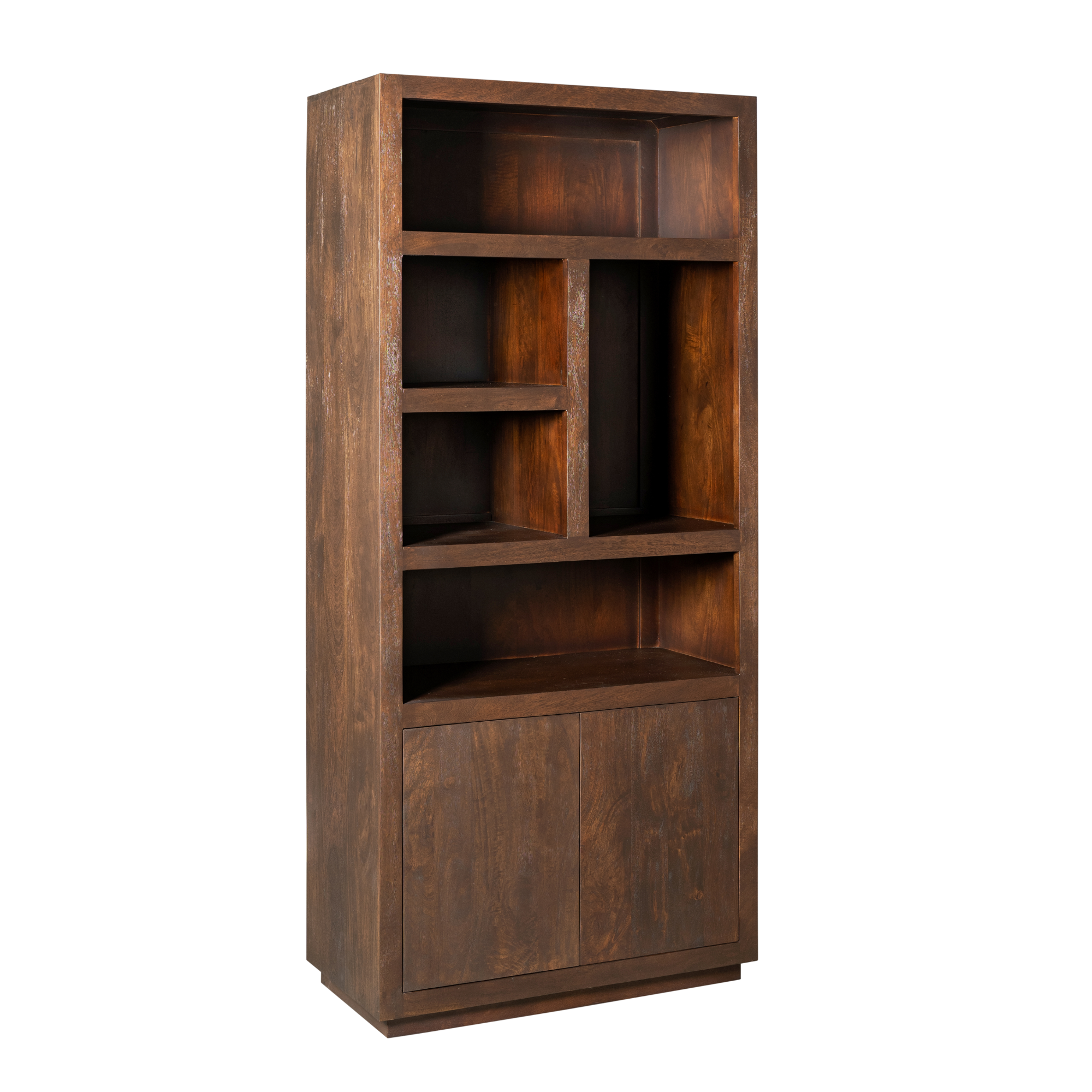 Vakkenkast Brussel Brown | Mangohout | Bruin