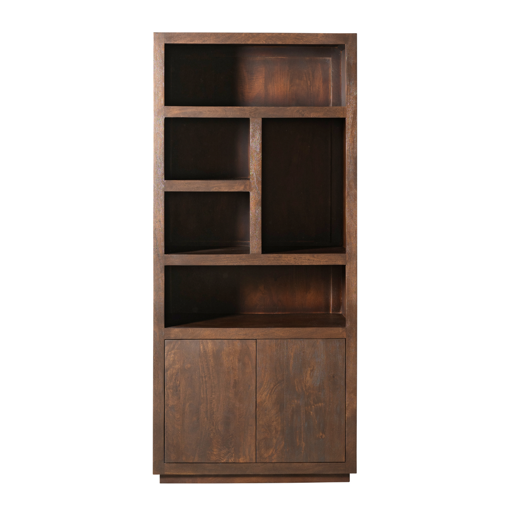 Vakkenkast Brussel Brown | Mangohout | Bruin