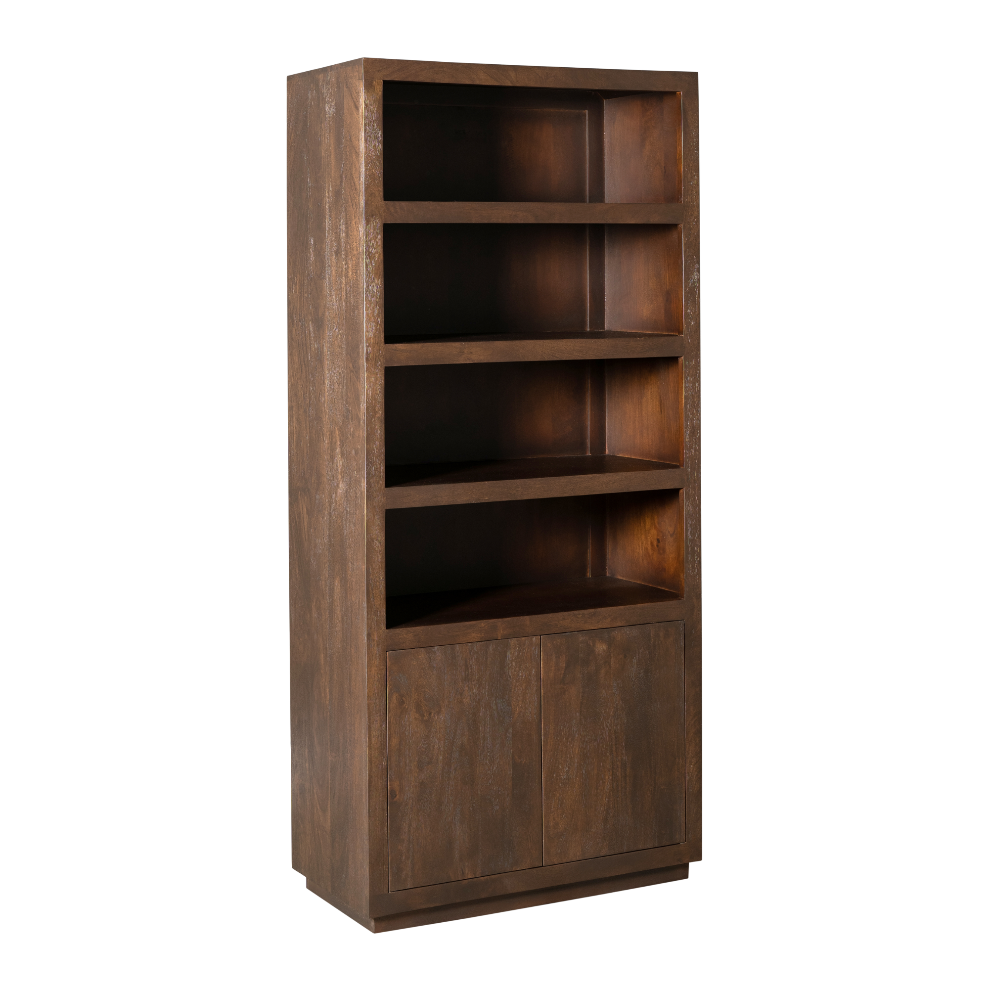 Boekenkast Brussel | 4-vaks | Mangohout Brown