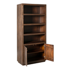 Boekenkast Brussel | 4-vaks | Mangohout Brown