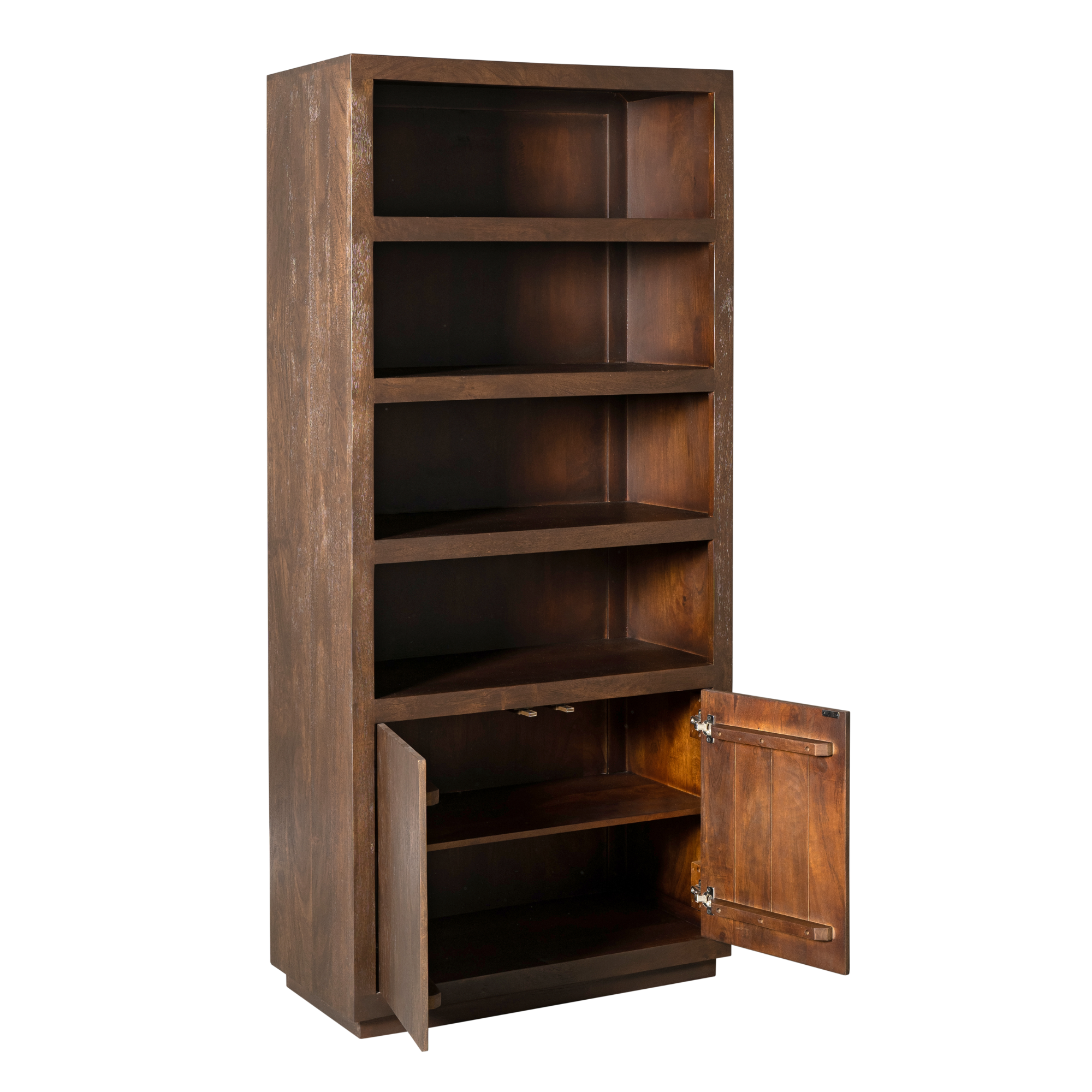 Boekenkast Brussel | 4-vaks | Mangohout Brown