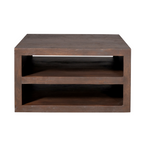 Salontafel Brussel | Mangohout | Bruin 80x80