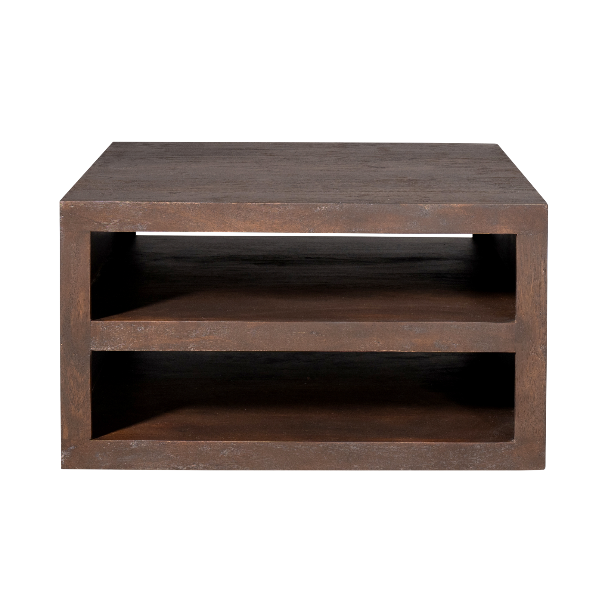Salontafel Brussel | Mangohout | Bruin 80x80