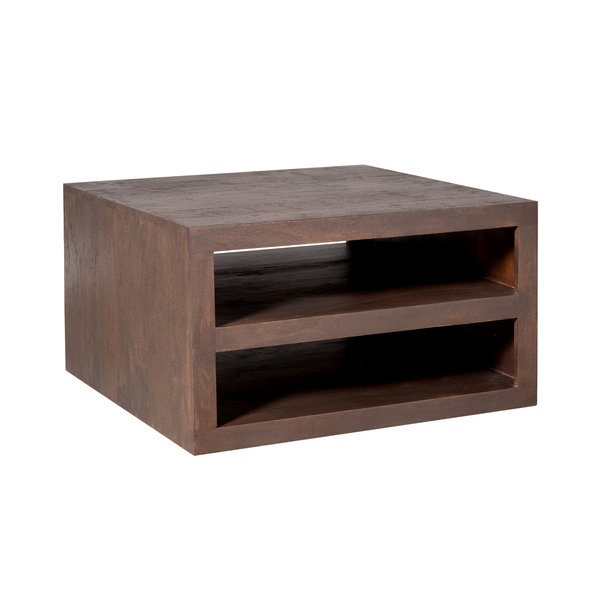 Salontafel Brussel | Mangohout | Bruin 80x80
