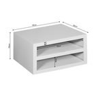 Salontafel Brussel | Mangohout | Bruin 80x80