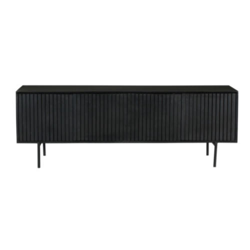 Tv meubel Madison | 4-Deurs | Mango & Zwart
