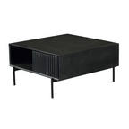 Salontafel Madison | 2 Laden | Mangohout | Zwart