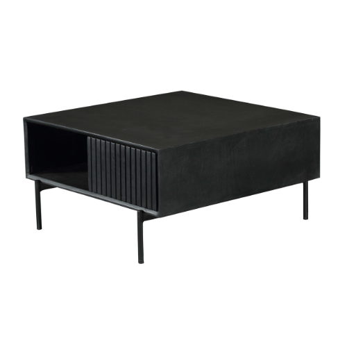 Salontafel Madison | 2 Laden | Mangohout | Zwart