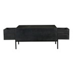 Salontafel Madison | 2 Laden | Mangohout | Zwart