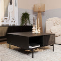 Salontafel Madison | 2 Laden | Mangohout | Zwart