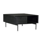Salontafel Madison | 2 Laden | Mangohout | Zwart