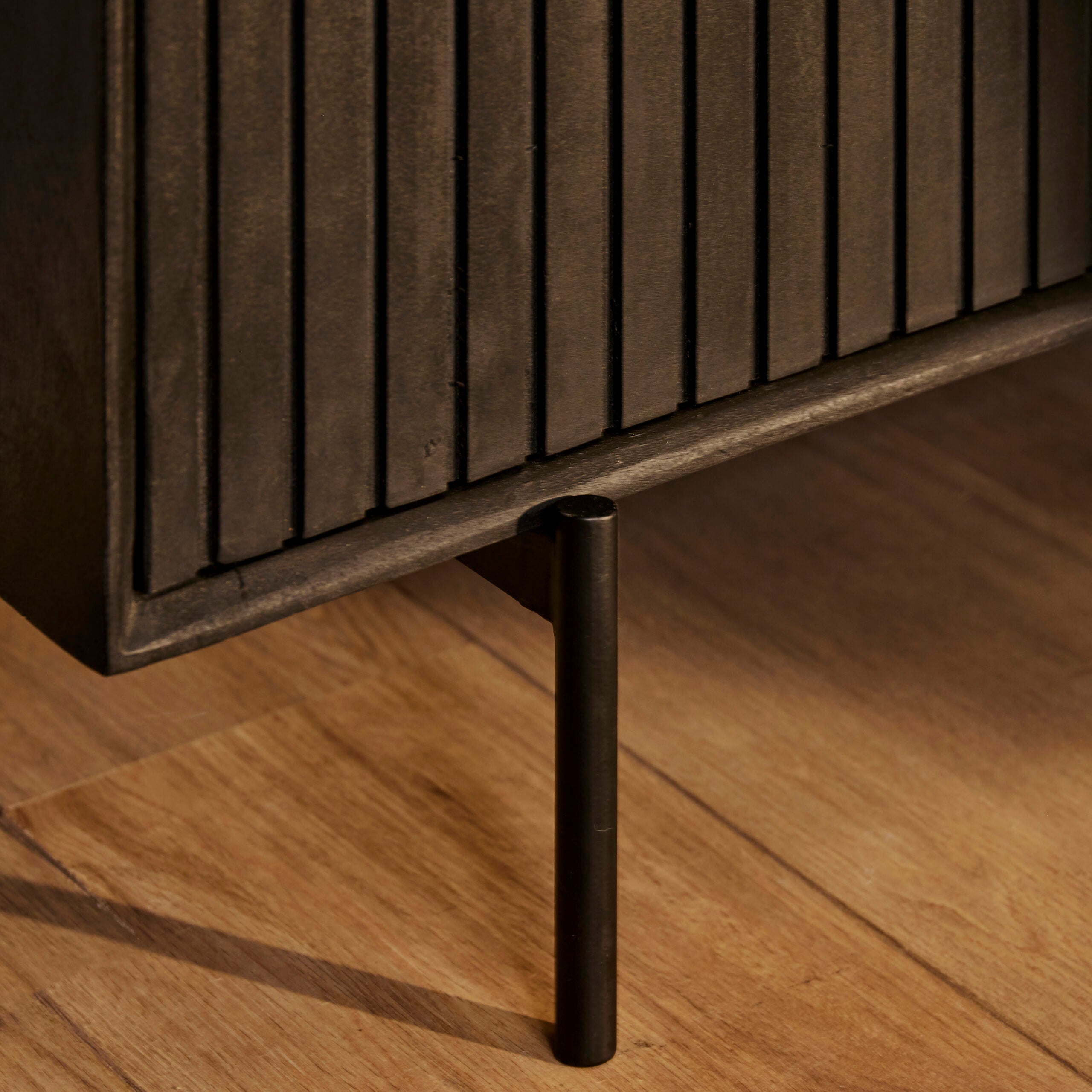 Dressoir Madison | 4-Deurs | Mango & Zwart