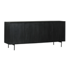 Dressoir Madison | 4-Deurs | Mango & Zwart