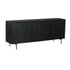 Dressoir Madison | 4-Deurs | Mango & Zwart