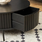 Salontafel Madison | Rond | Mango & zwart