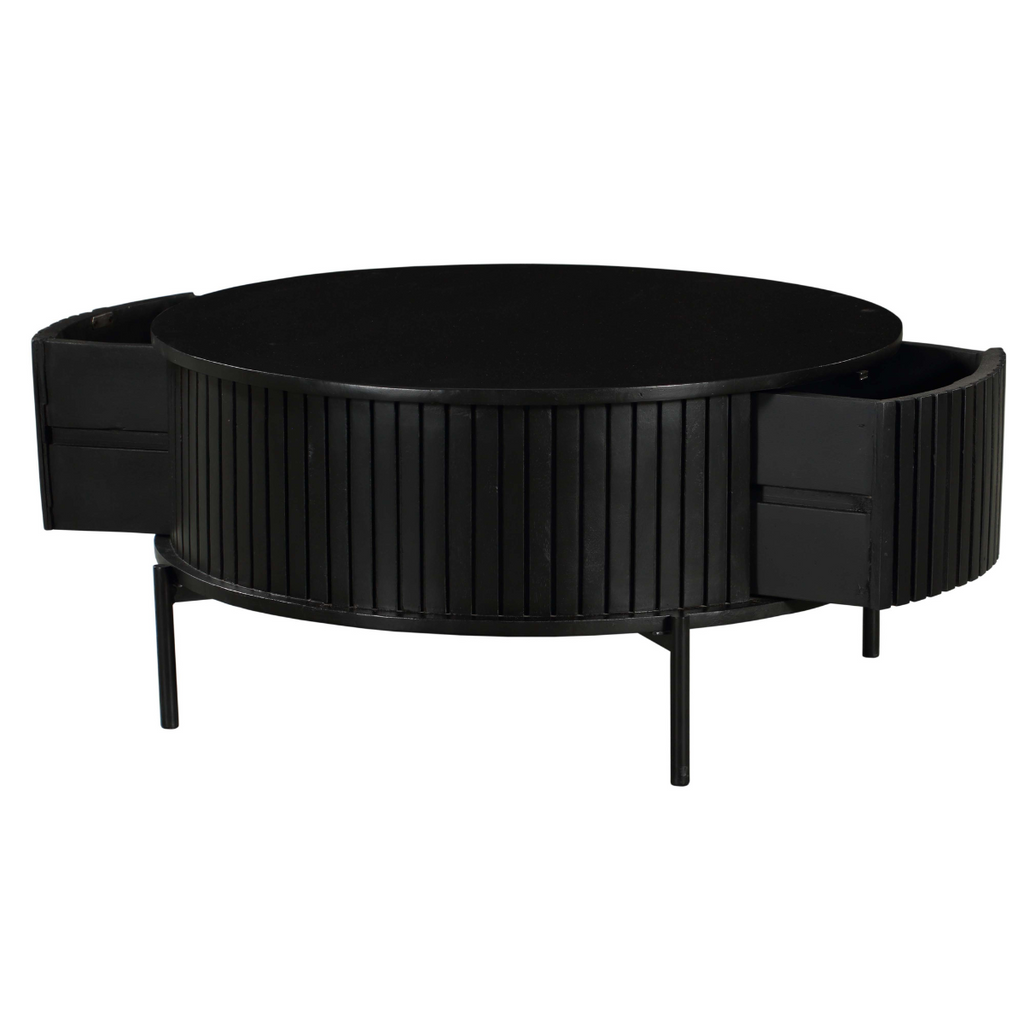 Salontafel Madison | Rond | Mango & zwart