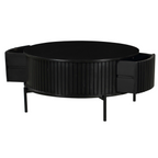 Salontafel Madison | Rond | Mango & zwart