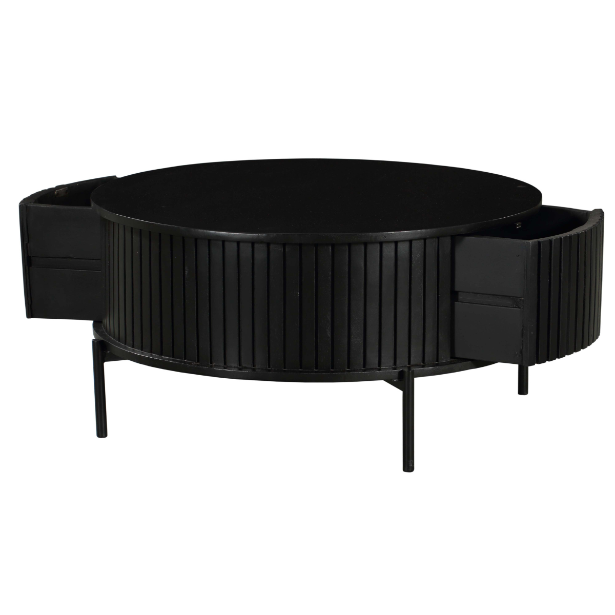 Salontafel Madison | Rond | Mango & zwart