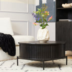 Salontafel Madison | Rond | Mango & zwart