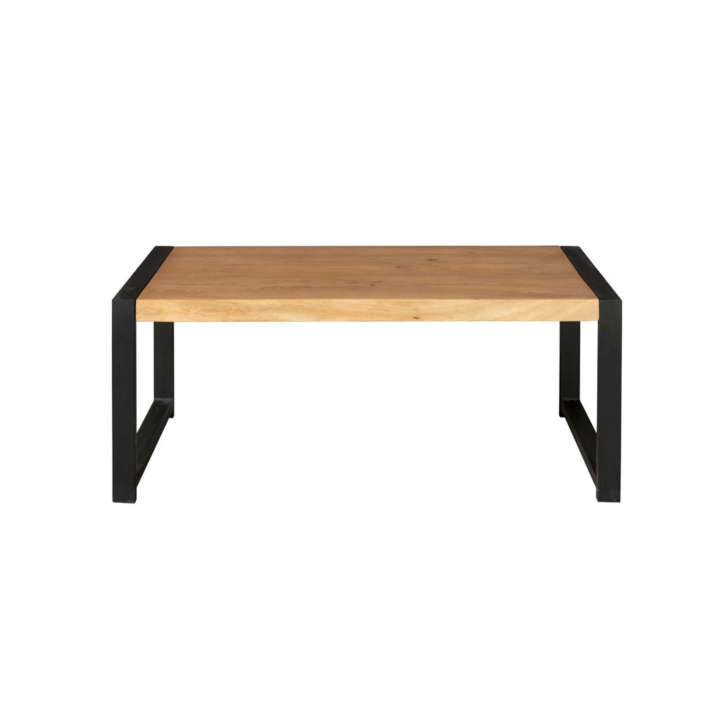 Bijzettafel Boaz | Mangohout & Metaal | 110x60 cm