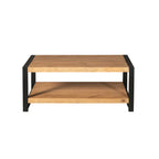 Salontafel Boaz | Mangohout & Metaal | 110x60 cm