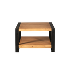 Salontafel Boaz | Mangohout | Metaal onderstel
