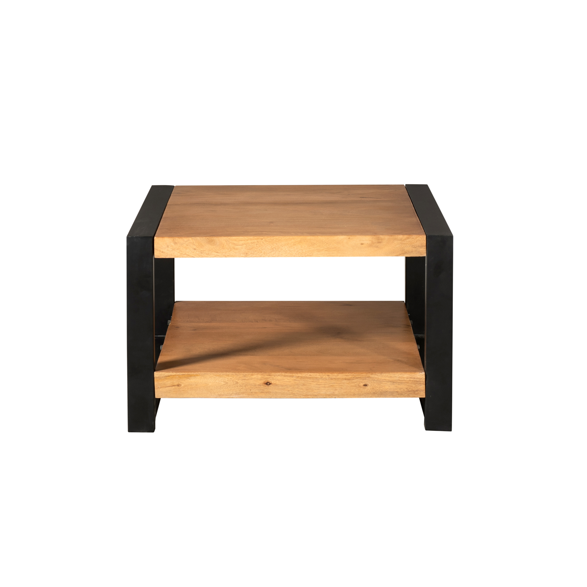 Salontafel Boaz | Mangohout | Metaal onderstel