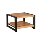 Salontafel Boaz | Mangohout | Metaal onderstel